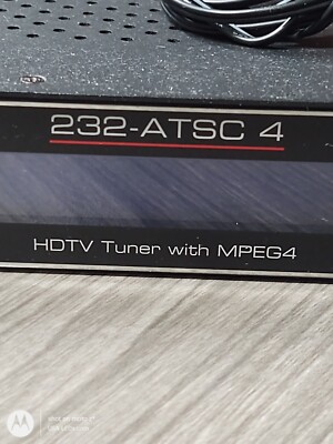 Contemporary Research 232-ATSC 4 HDTV Tuner with MPEG4! Power Cord Included!