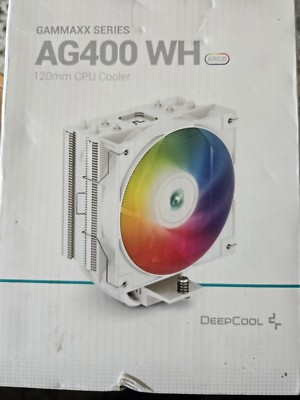 IN BOX - DeepCool AG400 WH ARGB 120mm CPU cooler (WHITE)