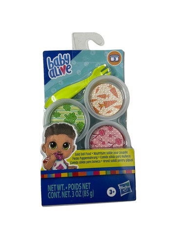Baby Alive Solid Doll Food. Play Feeding. Factory Sealed New!