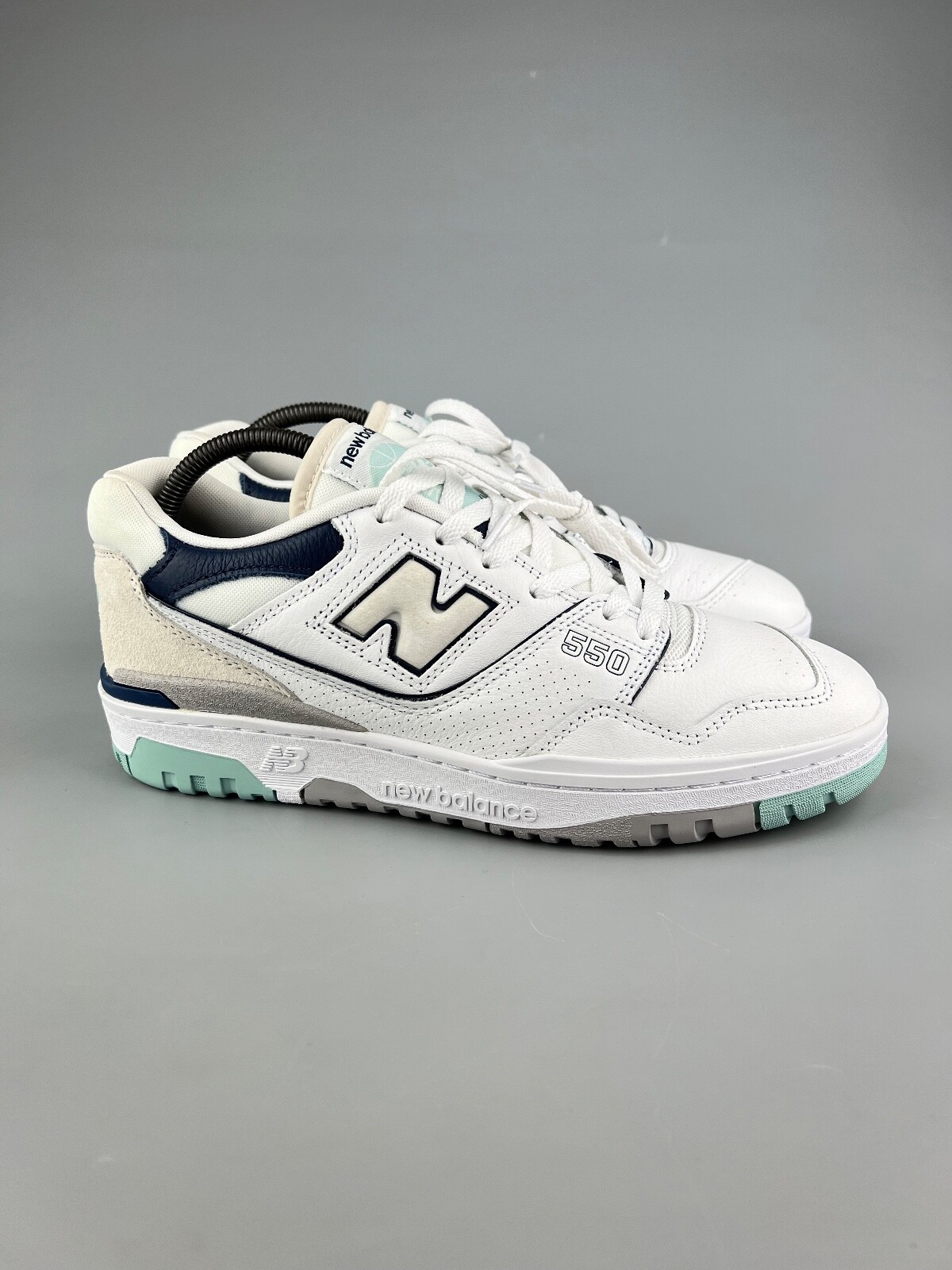 スニーカー NEW BALANCE Sneakers Men Leather White/Light Grey Classic Sneakers for Men - New Balance