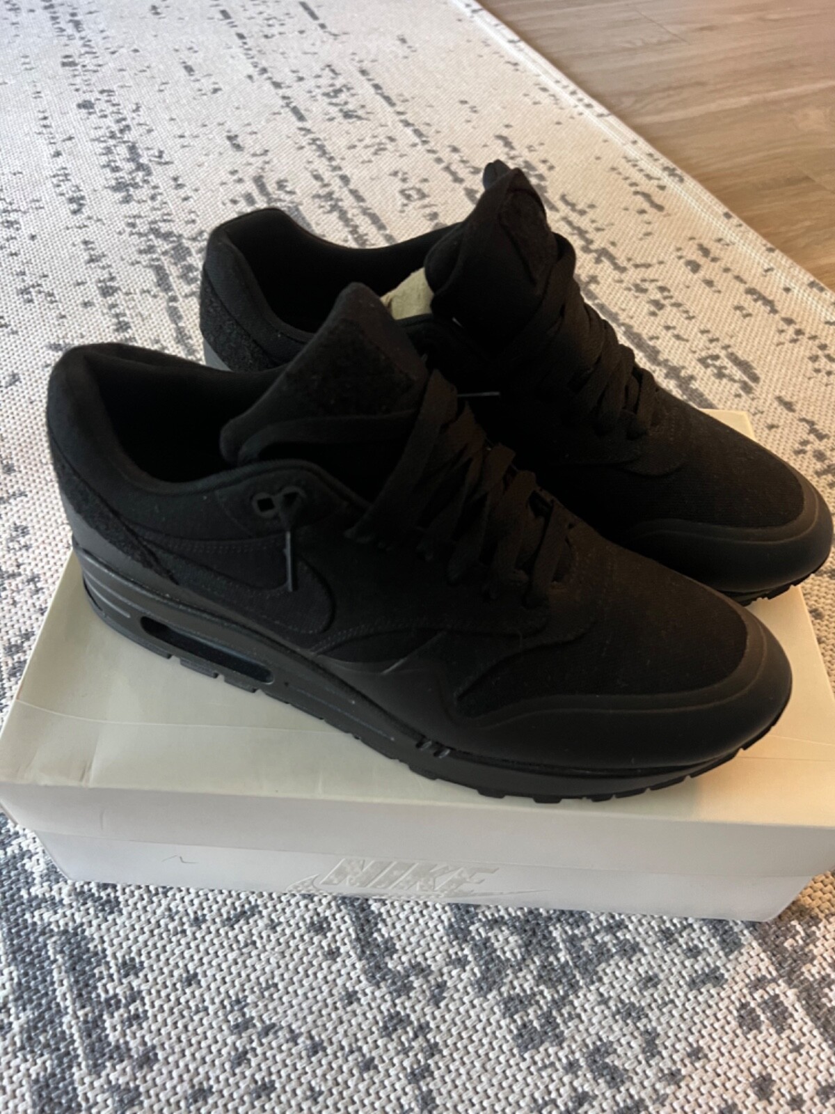 Size 10 - Nike Air Max 1 V SP Patch Black | eBay