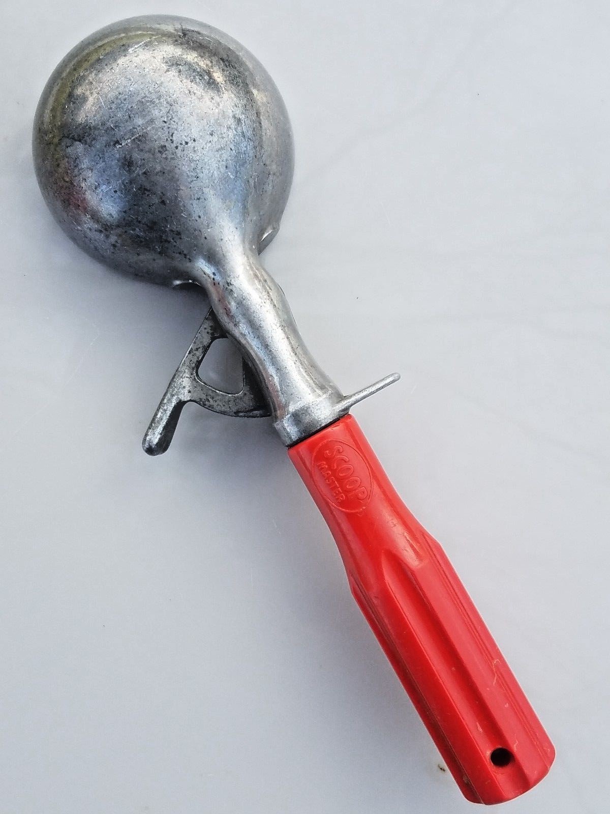 Red Handle Retro Vintage Ice Cream Cookie Scoop by Scoop Master USA WORKS GREAT