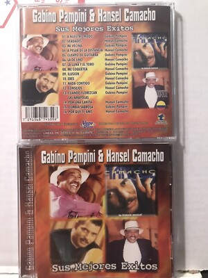 RARE CD Salsa Hansel Camacho Gabino Pampini A Pesar De La Distancia Mi Vecina