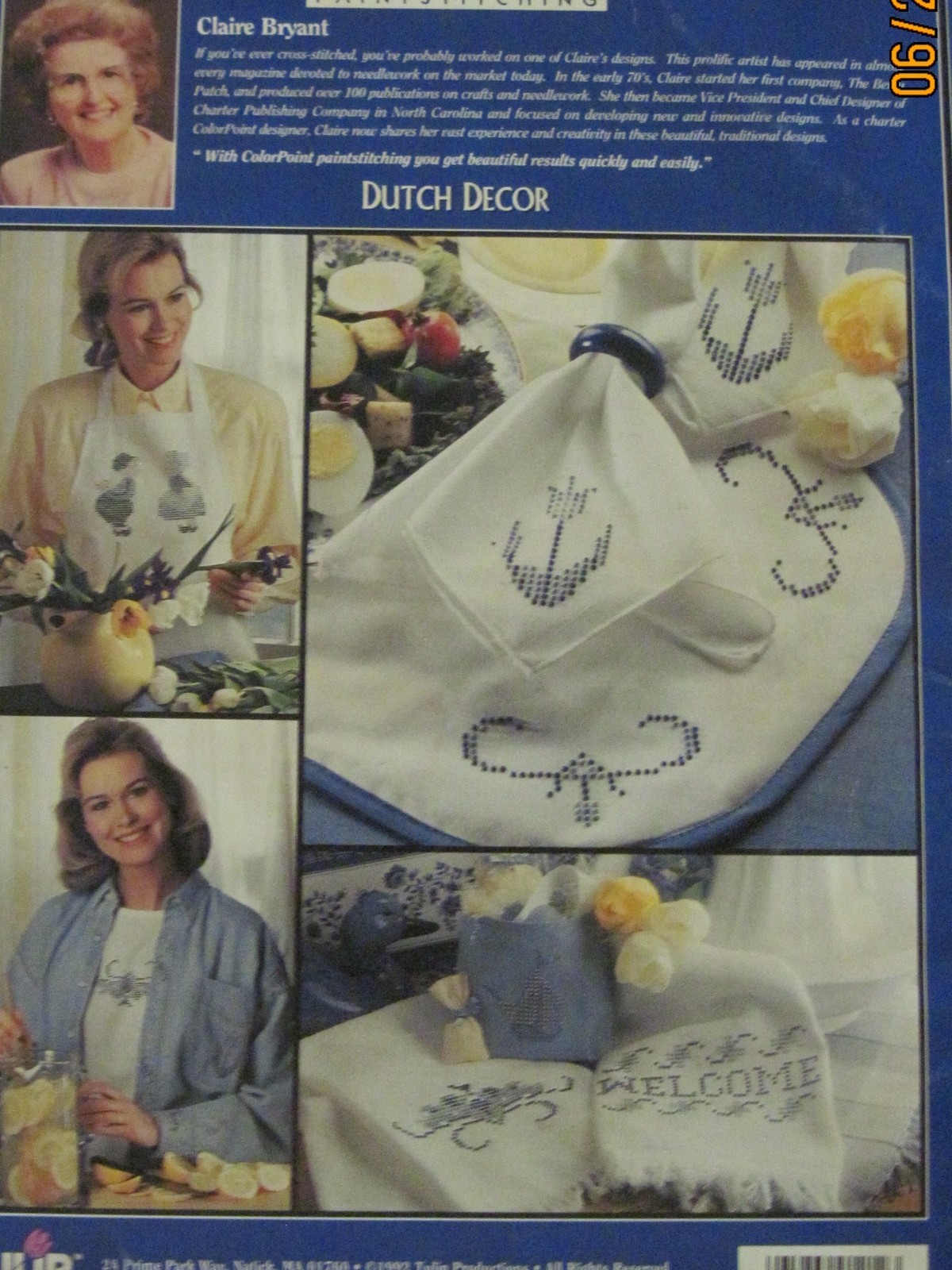 Colorpoint Paint Stitching Dutch Decor Tulip # 91212  p38