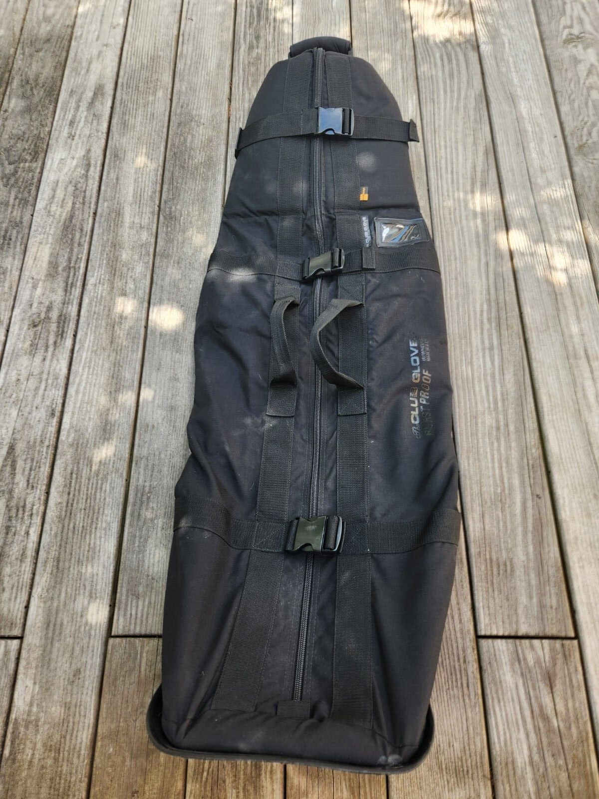 Club Glove Wheeled Golf Travel Bag - Burst Proof Black | eBay