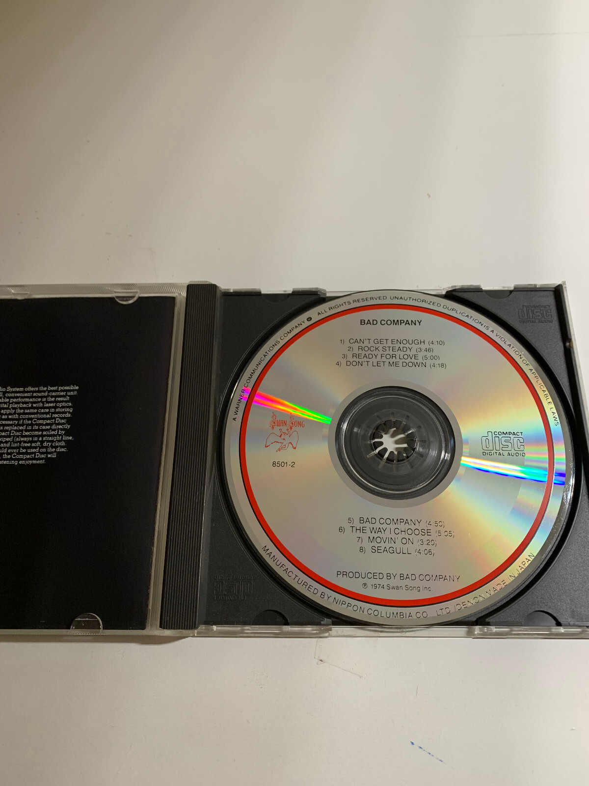 Bad Company CD Bad Co Nippon Japan Denon VG | eBay