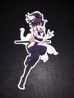 Yuzuriha Hell's Paradise Glossy Sticker Anime Waterproof!