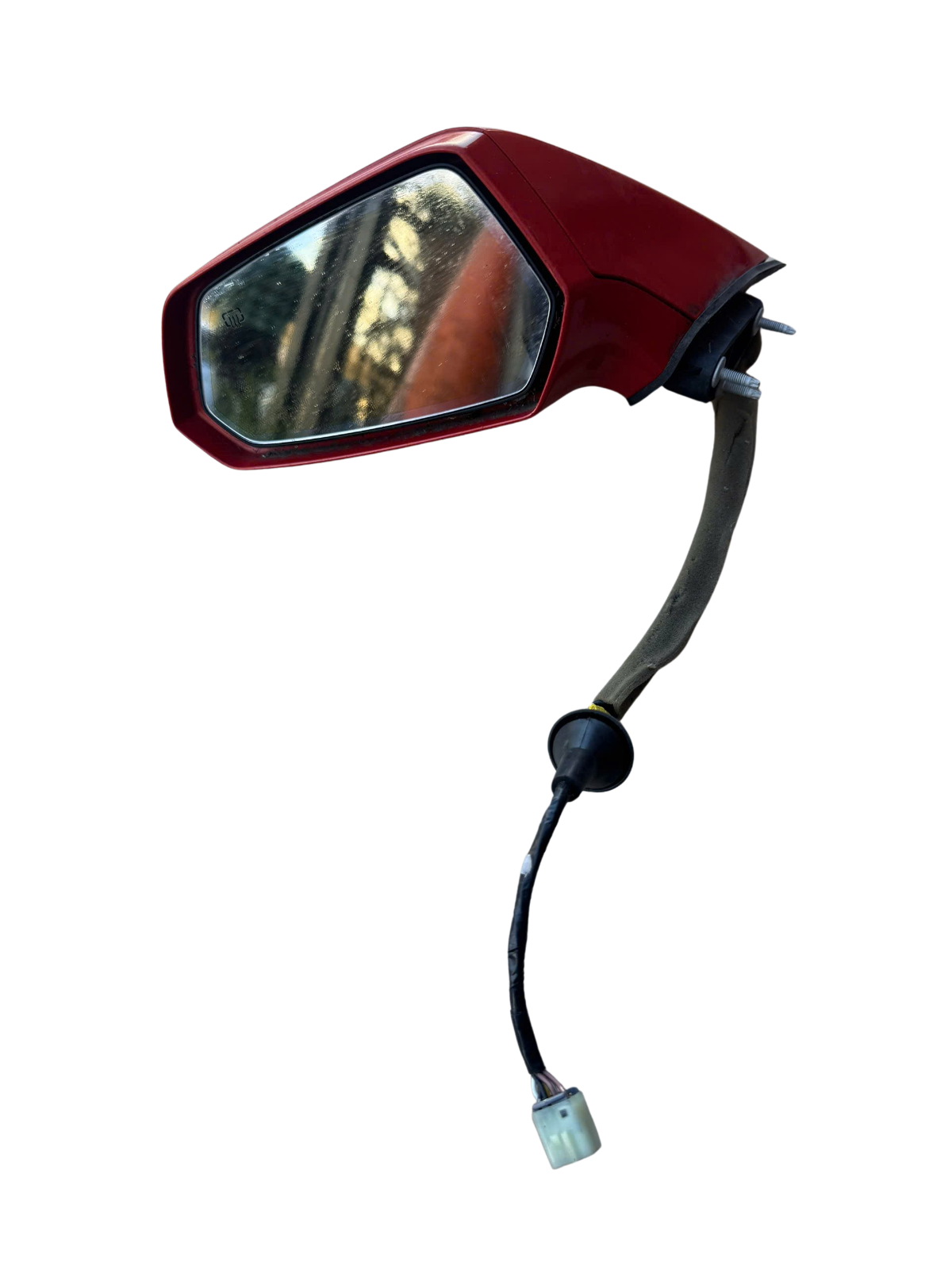 2010-2015 Chevy Camaro Left Driver Side LH Power Mirror OEM Red 22762501