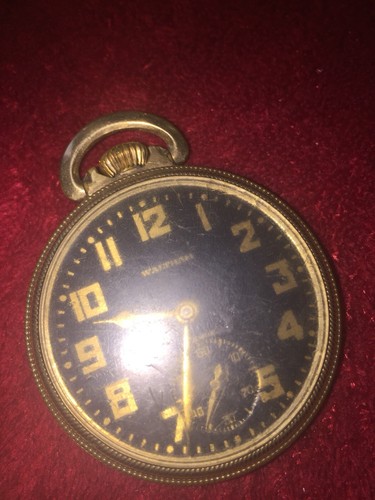 Rare Waltham Railroad Pocket Watch 16-A 21 Jewels 1950’s