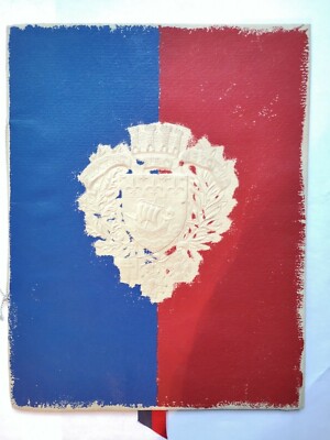 Programme visite reine England Queen Elisabeth II la Seine Paris 1957 René Coty 