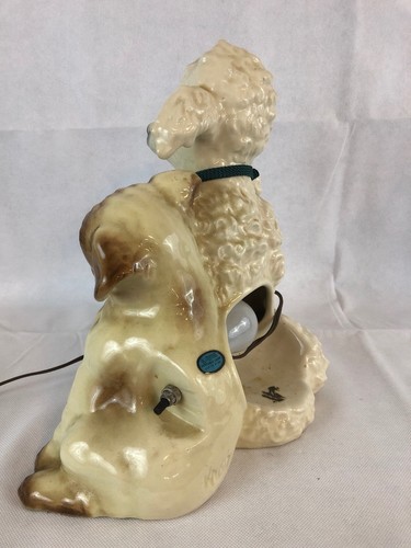 Kron Poodle And Pug TV Lamp 13 X 12 X 8           1dr1