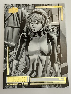 2023 Upper Deck Allegiance Avengers vs X-Men Black & White PIXIE #C18