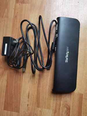 StarTech USB3SDOCKHDV USB 3.0 HDMI/DVI/VGA Docking Station w/USB3.0 A to B Cable