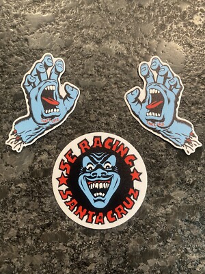 RARE SE Racing Santa Cruz Big Ripper Frame Decals Bikes Dog Town Fast Vans Fast