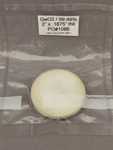 Germanium Dioxide (GeO2) sputtering target, 99.99%, 2