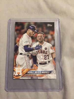 2018 Topps On Demand Mini Carlos Correa Jose Altuve Card Very RARE!!