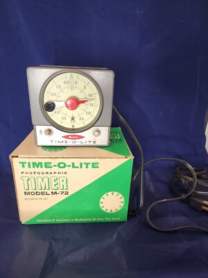 TIME-O-LITE MODEL M-72 PHOTOGRAPHIC TIMER NEW IN BOX