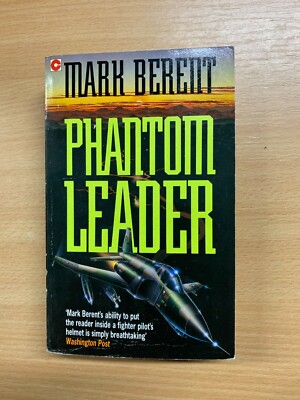 1992 Mark Berent "Phantom Leader" Militar Fiction Libro de Bolsillo (P3)