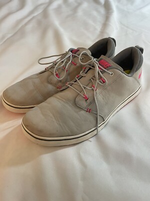 Nike Lunar Adapt Spikeless Womens Golf Shoes Sz 10 US Gray & Pink Lunarlon