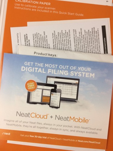 Neat NeatDesk ND-1000 Document Receipt Business Card Scanner w Cables