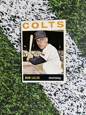 1964 Topps Baseball Bob Lillis #321 EX Condition Low Cost Shipping 