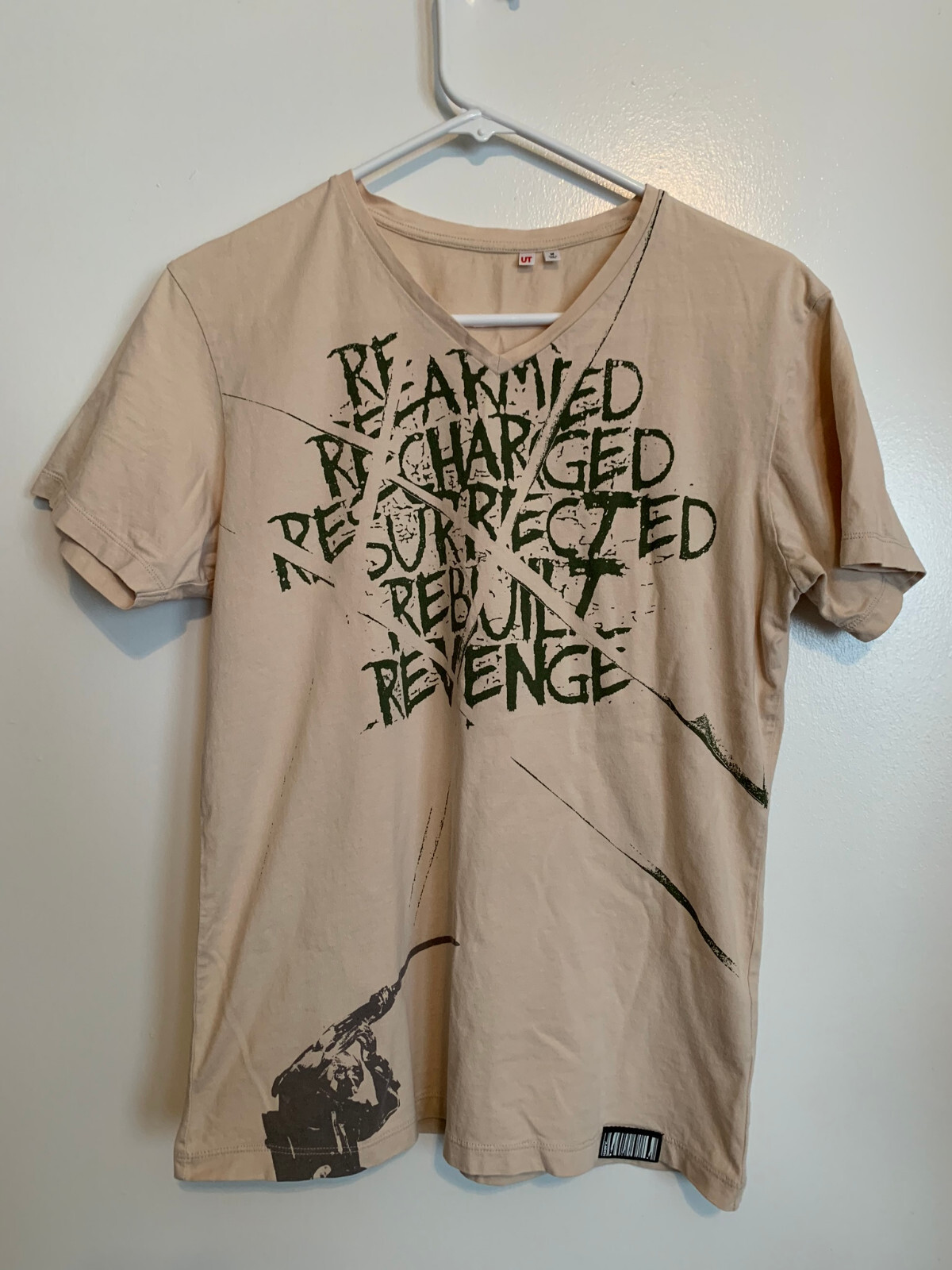 L GEAR RISING REVENGEANCE Tシャツ 　雷電 Metal Gear Rising: Revengeance - Raiden - T-Shirt (Uniqlo