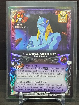 Yu Yu Hakusho TCG Jorge Satome Blue Ogre C75 Foil 1st Edition 