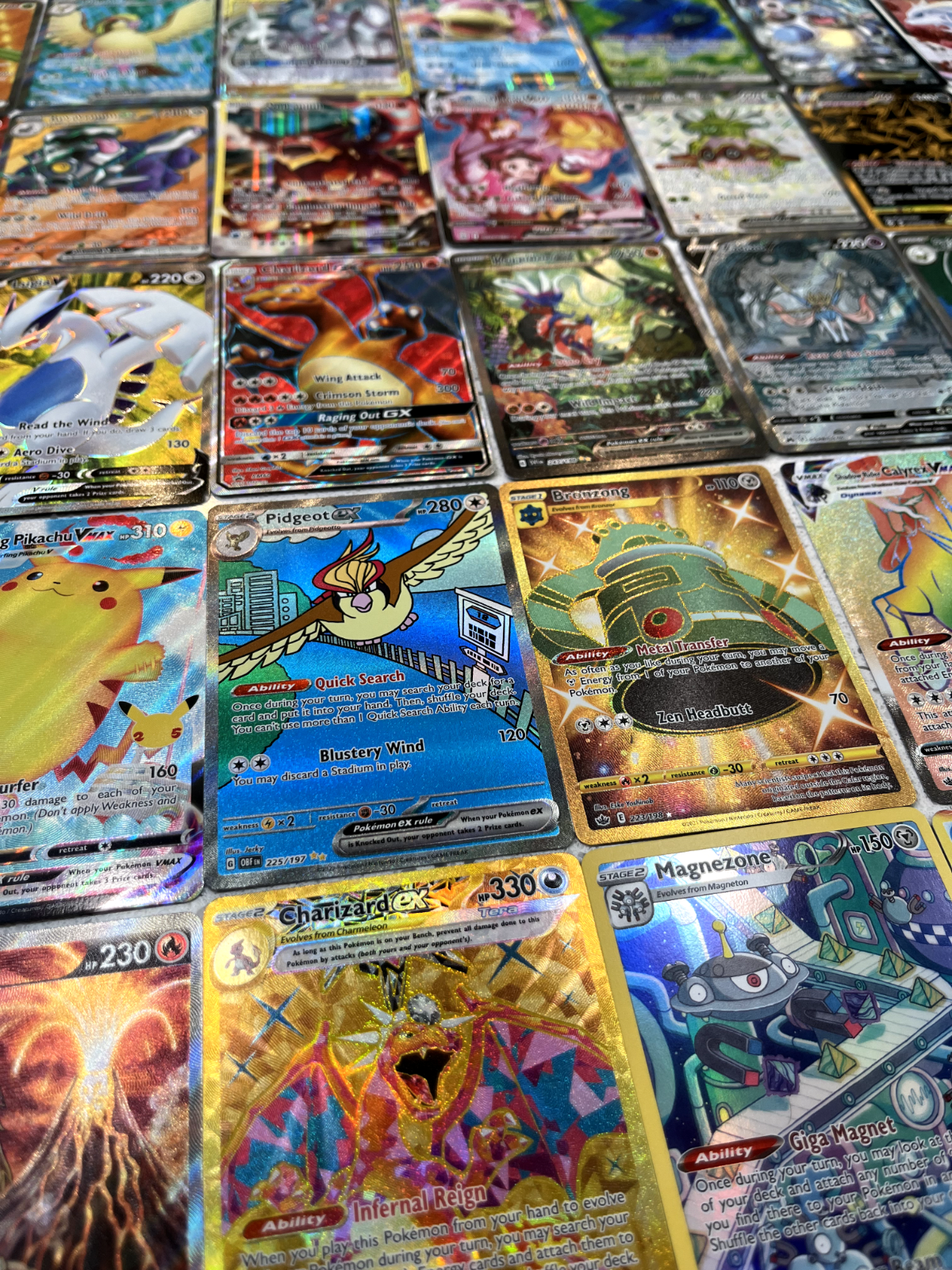 特価品　EX GX 色違い　lv.x 5枚 Pokemon Cards 5 Ultra Rare GX EX V - Full Art Rainbow VMAX