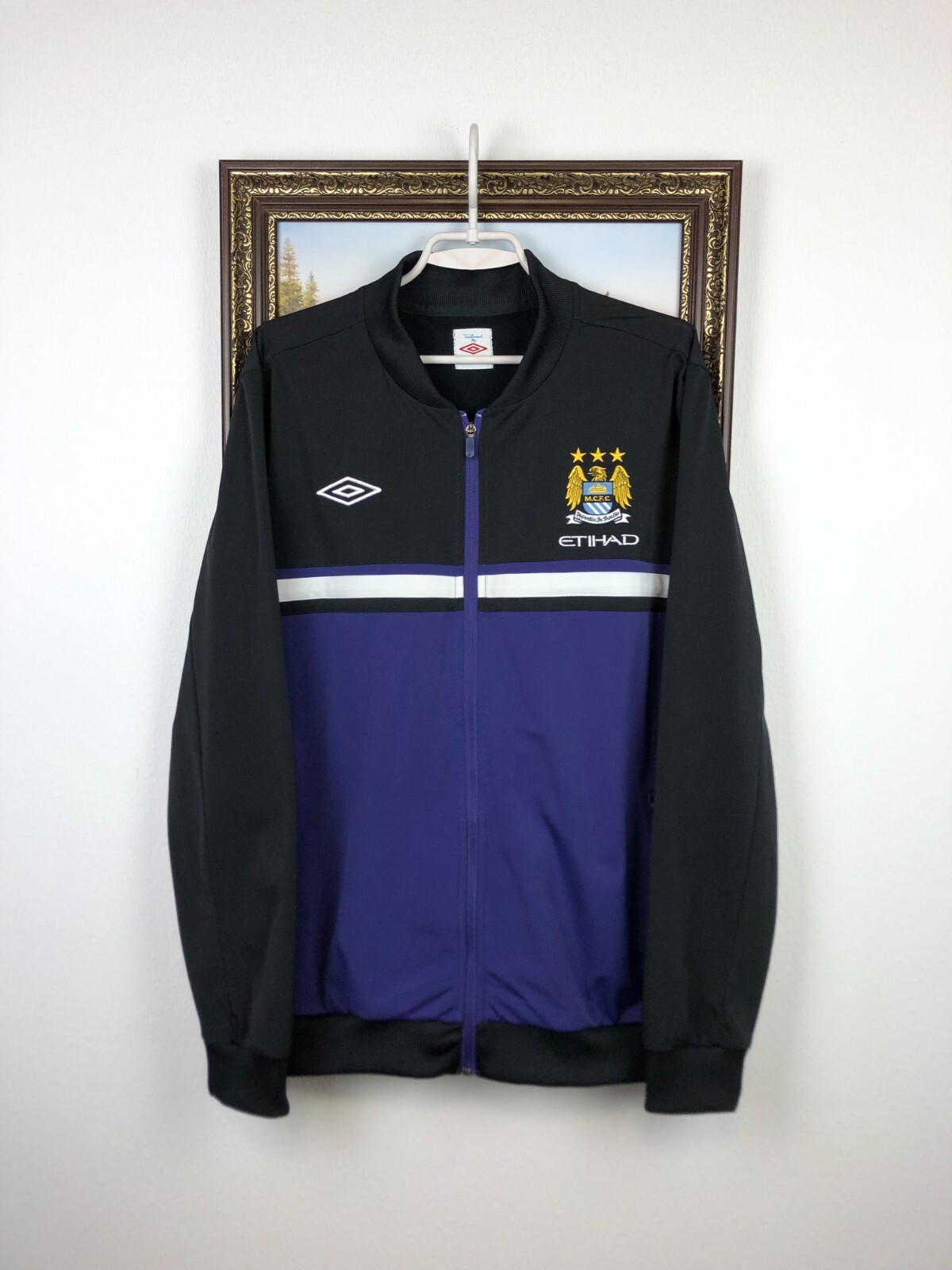 Vintage Umbro Manchester City Football Jacket Soccer Track Vintage Umbro Manchester City Football Jacket Soccer Track