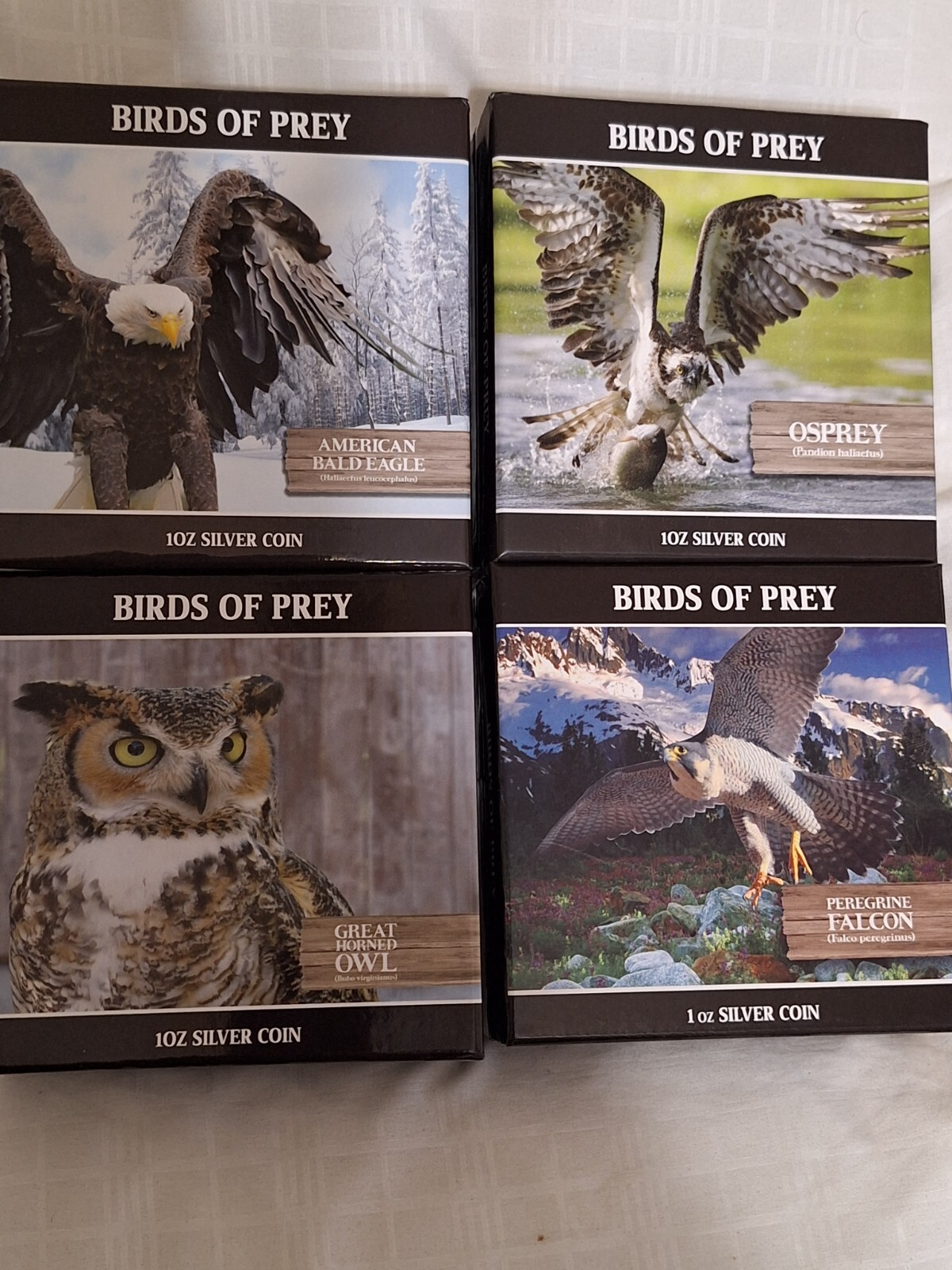 NIUE,2013 Birds of Prey 2$ GREAT HORNED OWL 1 OZ COLORED