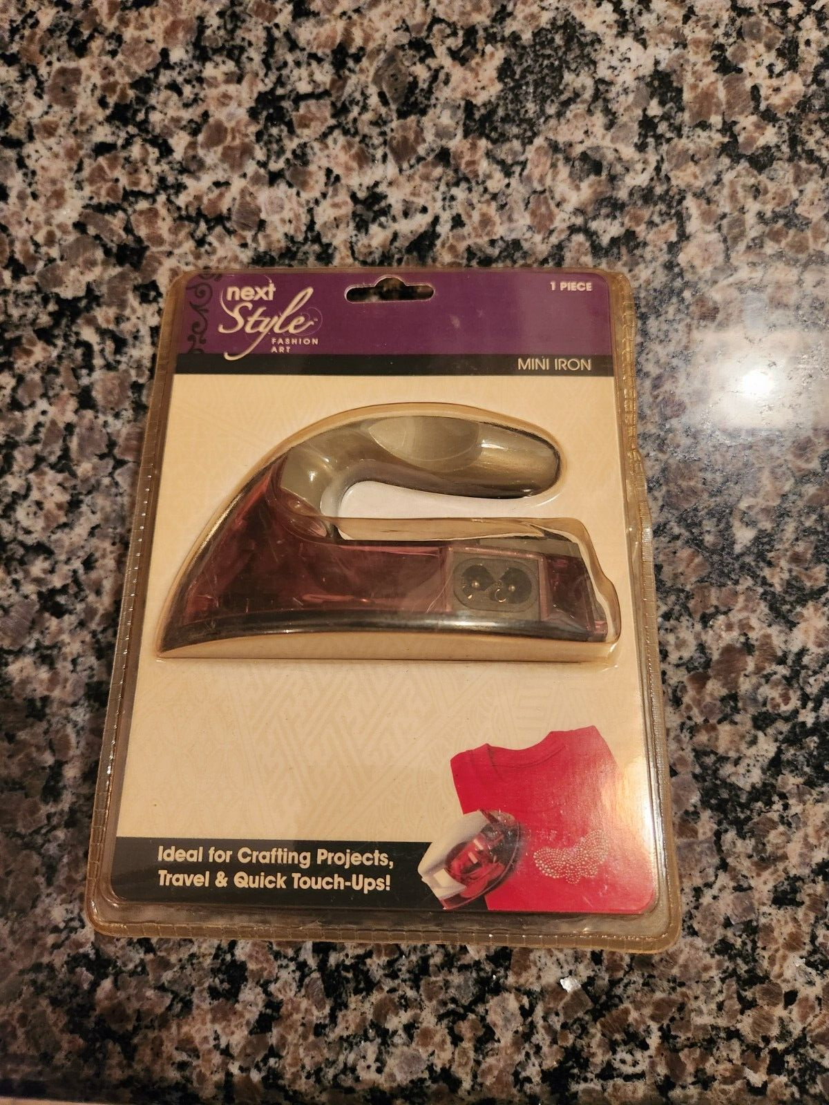 Mini Iron For Travel/Patches & Crafts, Next Style Brand New