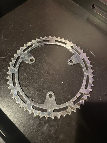 Vintage Steel Chrome 52T Chainring 3 Bolt 116 BCD. | eBay