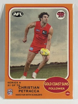 AFL Christian Petracca Gold Coast Suns Team Coach 2026 Follower Series A 31 72