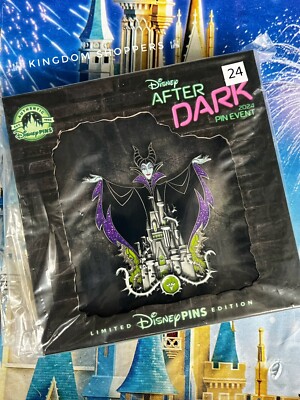 2024 Disney After Dark Event Villains Castle Takeover Maleficent Pin LE 500