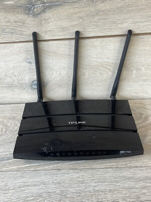 TP-Link Archer C7 AC1750 Full Gigabit Dual-Band Router - Black 5.6 no ac adapter