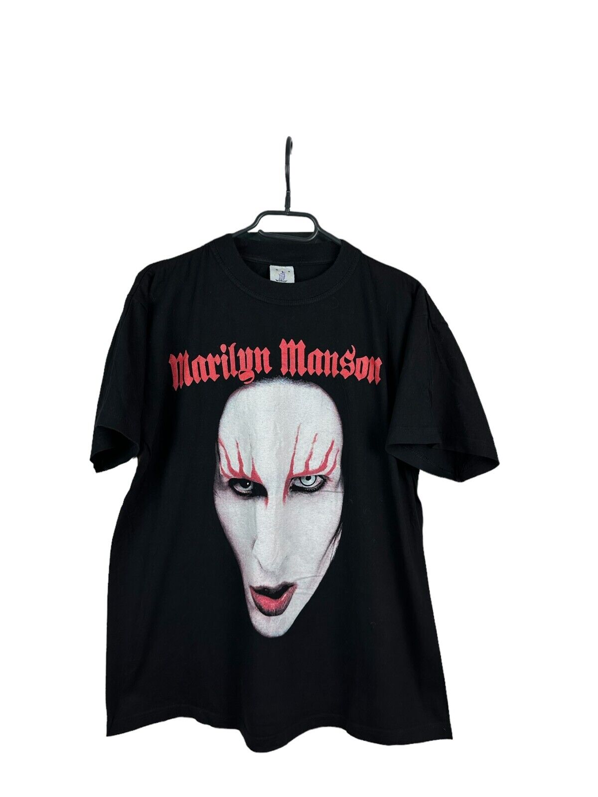 Vintage Marilyn Manson Shirt Band Tee Rare Face Over Print Vintage Marilyn Manson Shirt Band Tee Rare Face Over Print