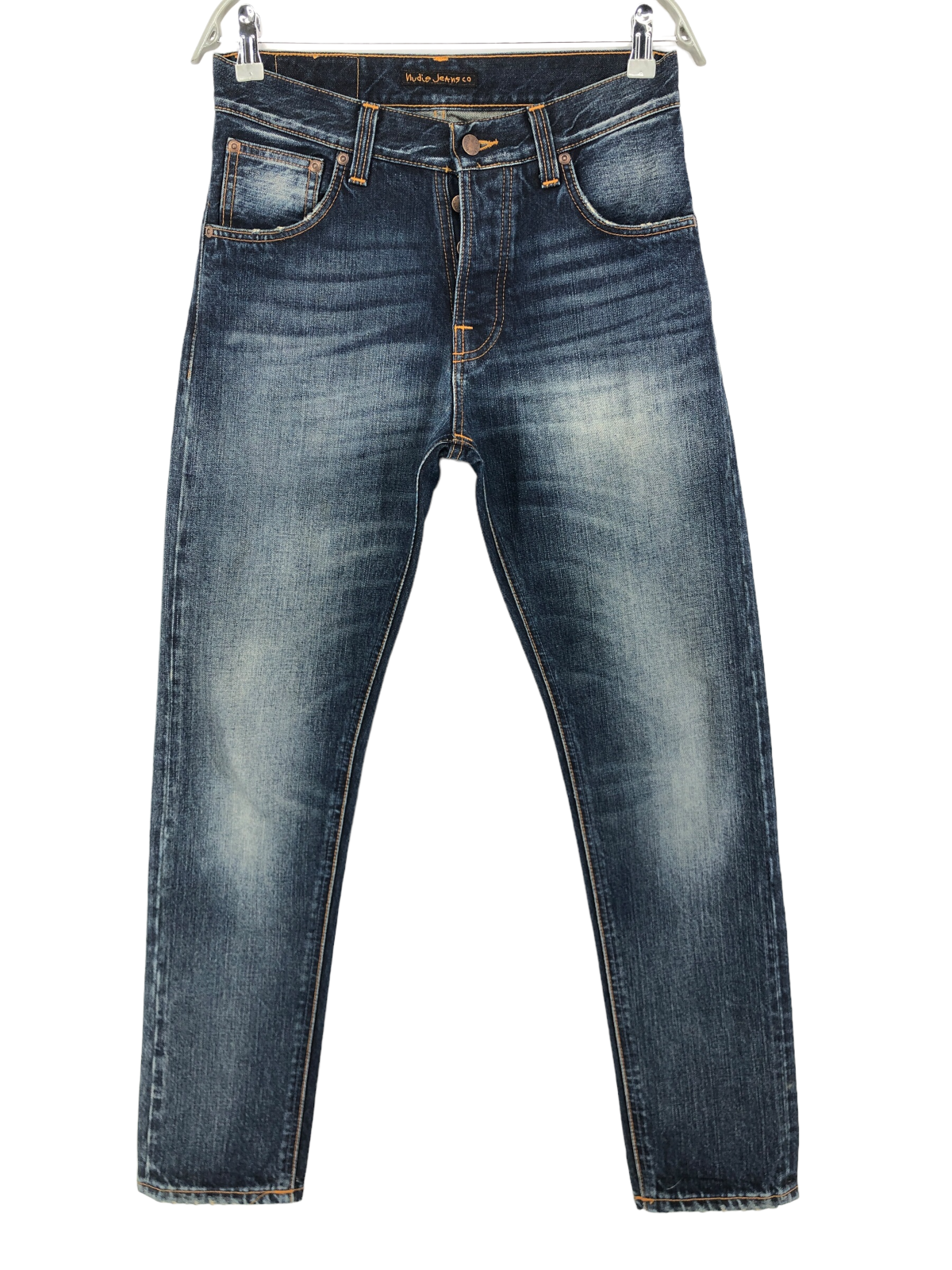 NUDIE Jeans Men Steady Eddie Slim Fit Jeans Size W28 L30