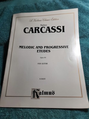 Melodic and Progressive Etudes, Opus 60, For Guitar : A Kalmus Classic Editio...