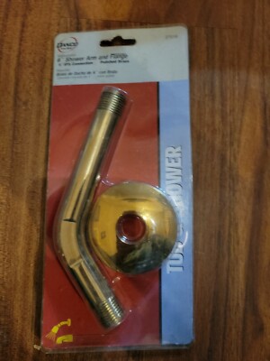 Danco 27016 Shower Arm and Flange Polished Brass