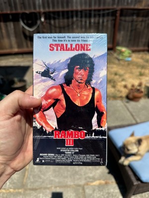 Rambo III (VHS/EP, 1995) sealed IVE w/watermark