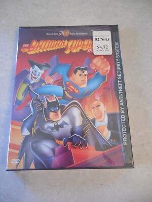 BATMAN SUPERMAN MOVIE, WARNER BROS., 2002, BRAND NEW SEALED COPY!