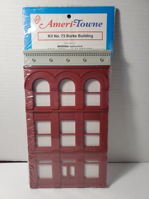 Ameri-Towne Kit # 73 Burke Building O Gauge Buildings Unlimited New Unopened