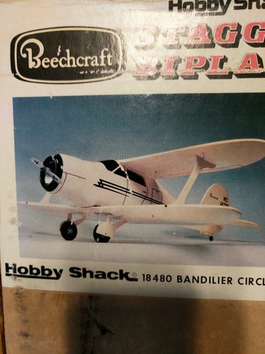 Hobby Shack Beechcraft  Staggerwing Foam Biplane Kit  RC plane kit Span 39.5''