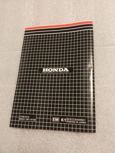 Honda EM1800X EM2500X Owners Manual