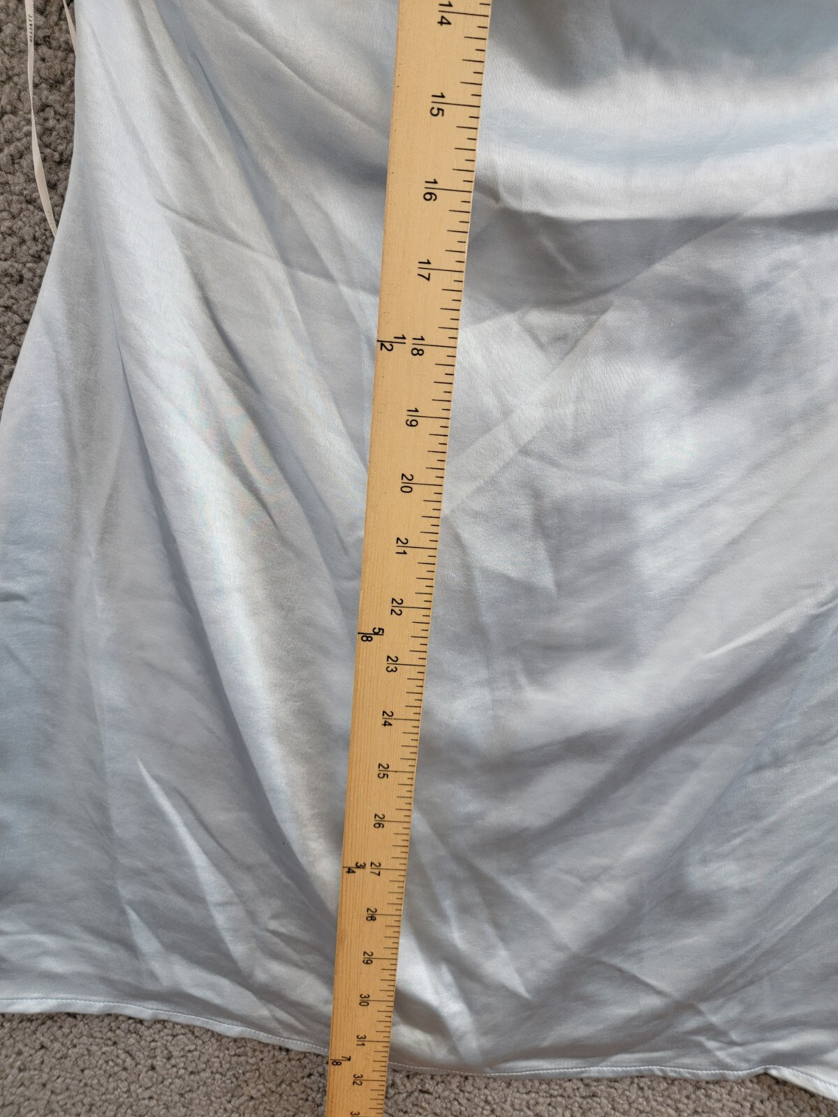 Elliatt Miami Cowl Neck Mini Dress Women's M Light Blue Solid Button Zip Closure - Picture 7 of 17