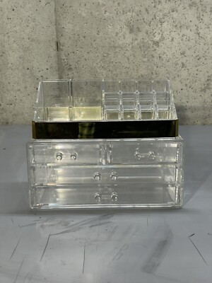Acrylic Clear Cosmetic Storage Organizer Makeup And Accessory Organization ￼