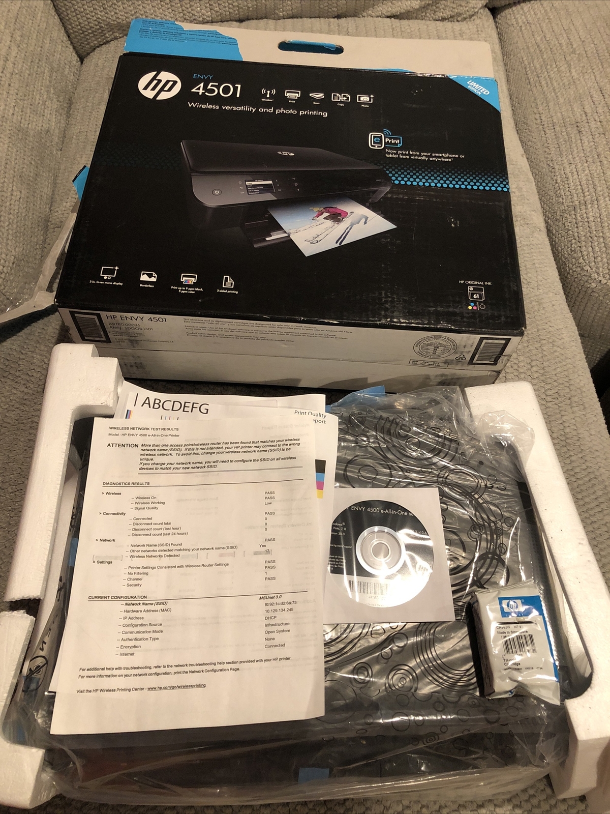Принтер HP Envy 4501 e-All-in-One 
