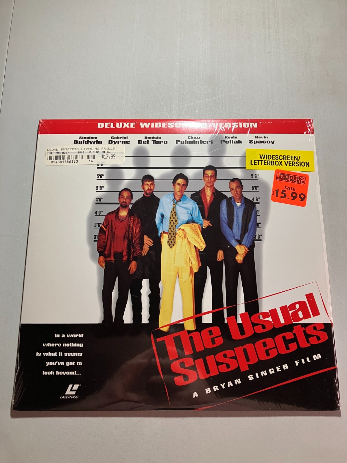 洋楽 Unusual Suspects The Usual Suspects Bryan Singer Kevin Spacey Laserdisc Movie