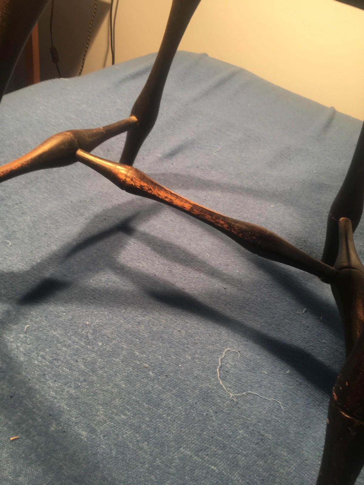 Seacoast early American hand carved fanback chairs 1800's