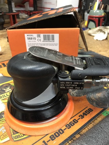 Dynabrade 56815 Dynorbital Supreme Non-Vacuum Random Orbital Sander/Polisher 5